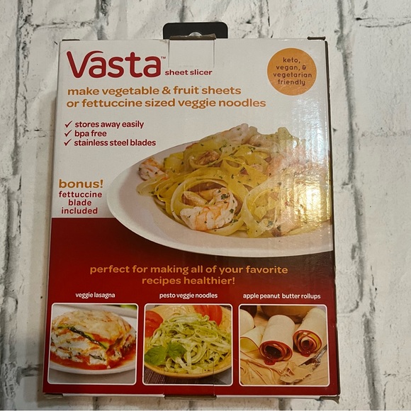 Vasta veggie pasta slicer cuts into sheets as seen on tv new - Picture 2 of 5